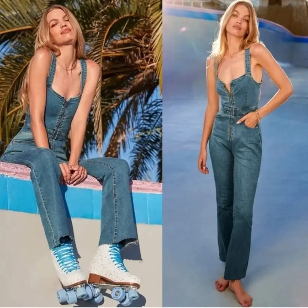 Free People Curvy 2nd Ave One Piece Jumpsuit 6